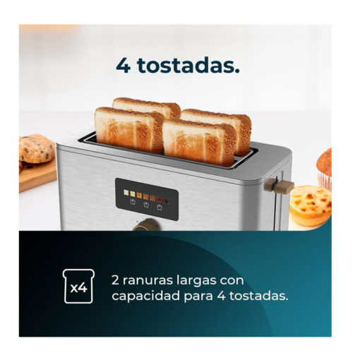 Cecotec Extra Double Φρυγανιέρα 2 Θέσεων 1500W Inox - Image 4