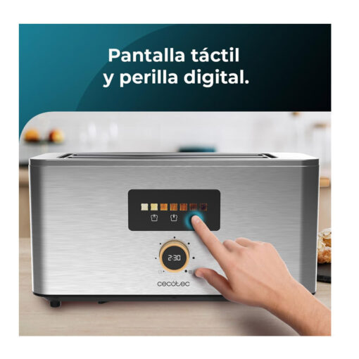Cecotec Extra Double Φρυγανιέρα 2 Θέσεων 1500W Inox - Image 5
