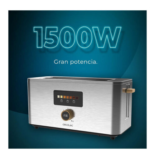 Cecotec Extra Double Φρυγανιέρα 2 Θέσεων 1500W Inox - Image 6