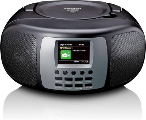 Lenco Ηχοσύστημα 2.0 SCD-860BK SCD-860BK 4W με CD / Digital Media Player και Bluetooth Διάφανο