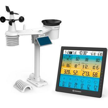 Bresser Center 7-in-1 7003220 Ασύρματος Μετεωρολογικός Σταθμός Ψηφιακός Επιτραπέζιος Μαύρος