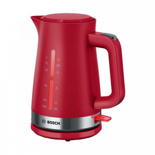 Bosch TWK4M224 1.7lt με Ισχύ 2400W Κόκκινος