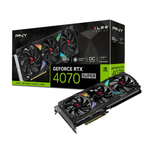 PNY GeForce RTX 4070 Super 12GB OC XLR8 ARGB TF Verto