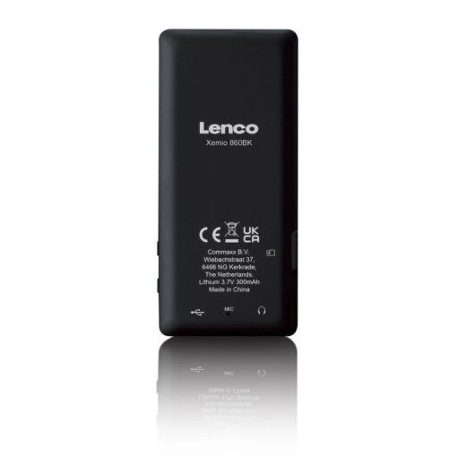 Lenco MP3 Player (4GB) με Οθόνη LCD 1.8" Μαύρο XEMIO-860BK - Image 2