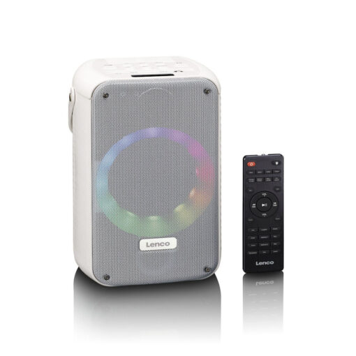 Lenco Σύστημα Karaoke με Ασύρματo Μικρόφωνo BTC-060WH σε Λευκό Χρώμα - Image 3