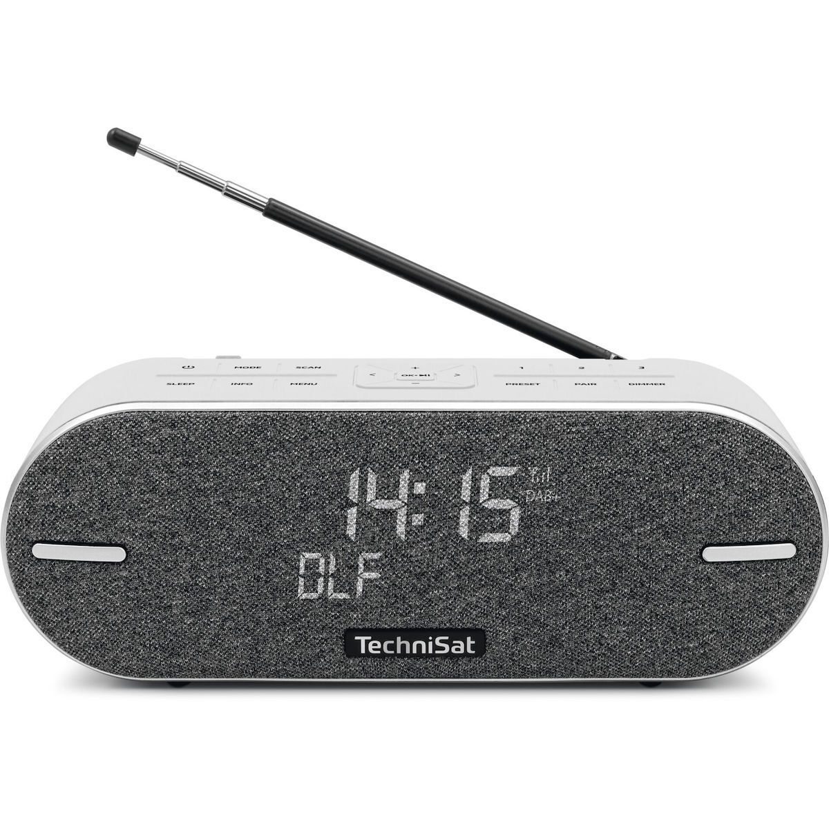 Technisat DigitRadio BT 2 Επιτραπέζιο Ραδιόφωνο Επαναφορτιζόμενο DAB+ με Bluetooth Γκρι