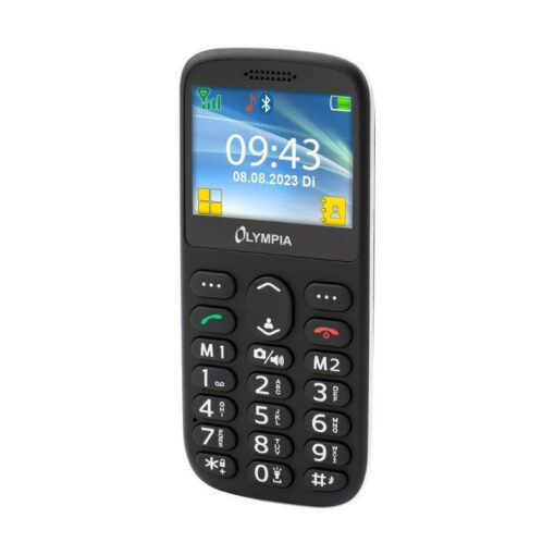 Olympia Sun Dual SIM Κινητό με Μεγάλα Κουμπιά Μαύρο - Image 3