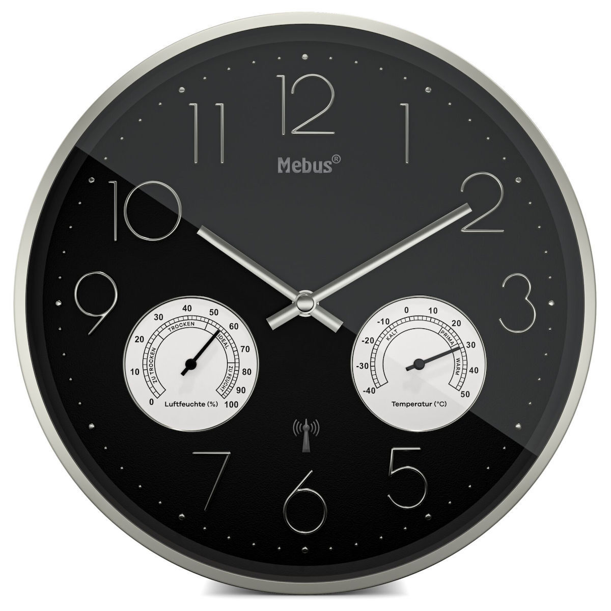 Mebus Θερμόμετρo & Υγρασιόμετρo για Χρήση σε Εσωτερικό Χώρο