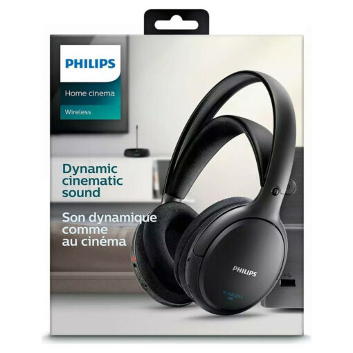 Philips SHC5200 Ασύρματο RF / 3.5mm με 14 ώρες Λειτουργίας Μαύρα - Image 4