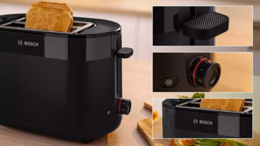 Bosch Φρυγανιέρα 2 Θέσεων 950W Μαύρη - Image 2