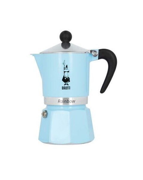 Bialetti Rainbow 3tz Μπρίκι Espresso 6cups Μπλε