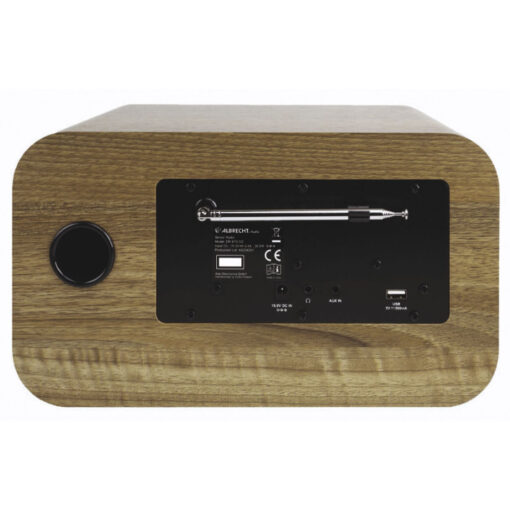 Albrecht DR 870 CD Senior Επιτραπέζιο Ραδιόφωνο Μπαταρίας DAB+ με USB Καφέ - Image 4