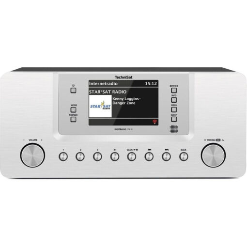 Technisat DigitRadio 574 IR Επιτραπέζιο Ραδιόφωνο Ρεύματος DAB+ με Bluetooth και USB Ασημί - Image 2