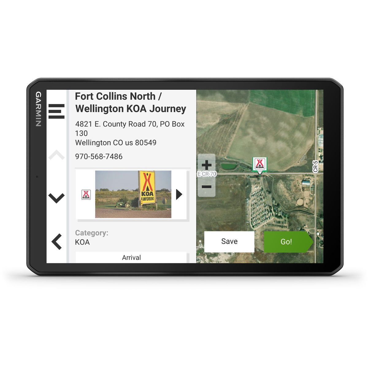 Garmin Συσκευή Πλοήγησης GPS Camper με Οθόνη 8" & Card Slot