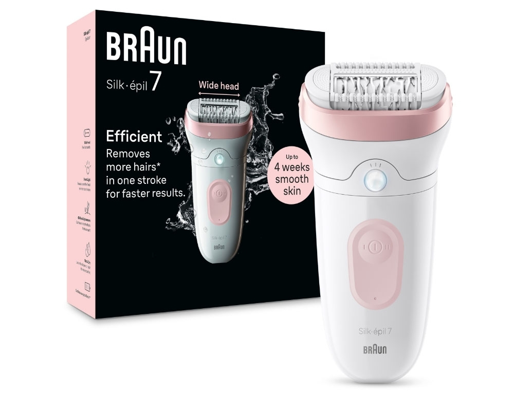 Braun Silk Epil 7 Αποτριχωτική Μηχανή Epilator για Σώμα & Μπικίνι SE7-000
