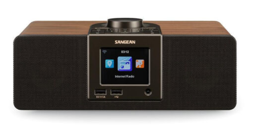 Sangean WFR-32 Επιτραπέζιο Ραδιόφωνο Ρεύματος με Bluetooth Καφέ