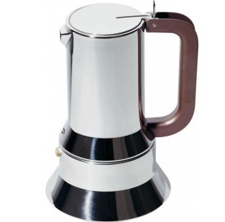 Alessi Μπρίκι Espresso 6cups Inox Καφέ