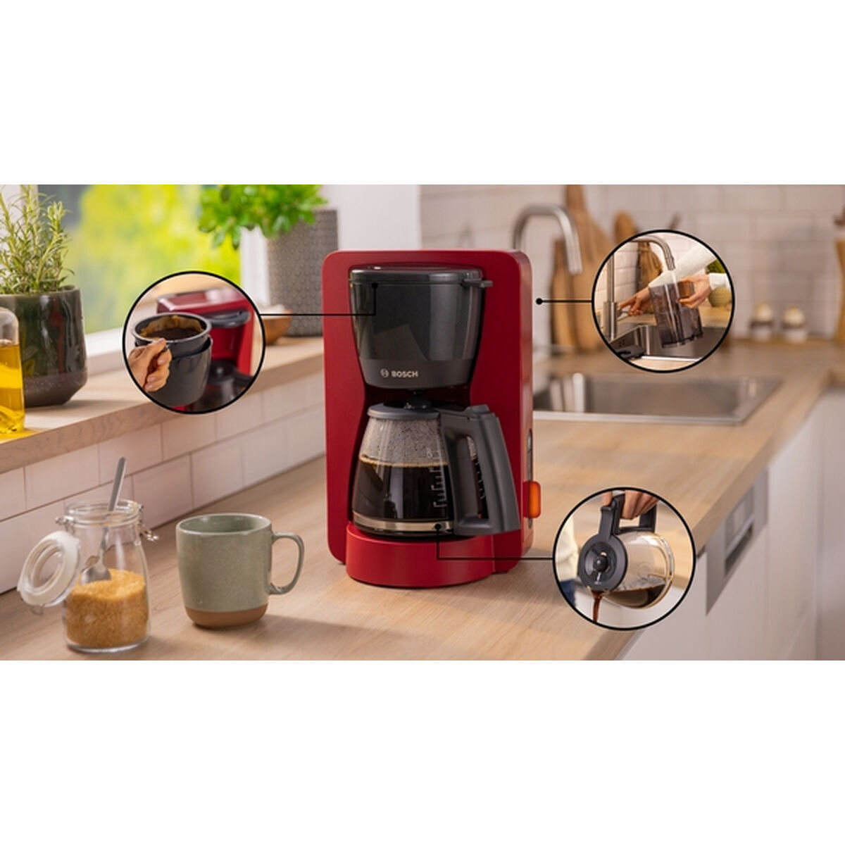 Bosch MyMoment TKA3M134 Καφετιέρα Φίλτρου 1200W - Image 3