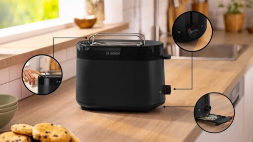 Bosch Φρυγανιέρα 2 Θέσεων 950W Μαύρη - Image 4
