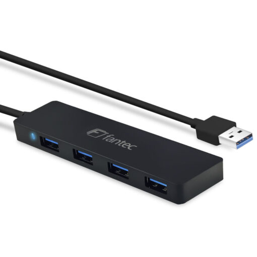 Fantec UMP-4U3-A USB 3.0 Hub 4 Θυρών με σύνδεση USB-A