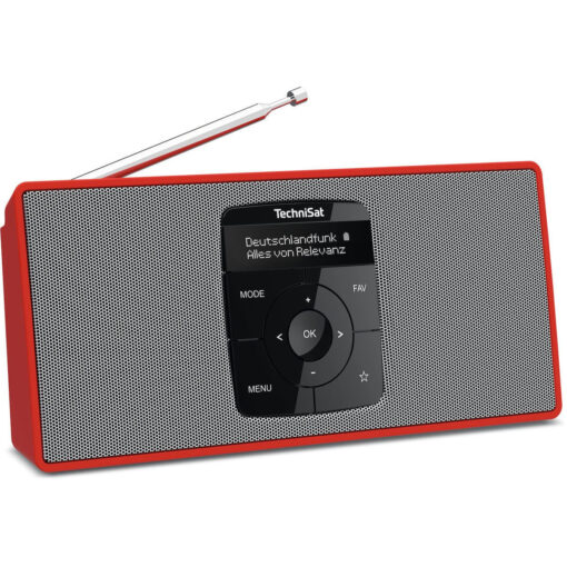 Technisat Digitradio 2S Επιτραπέζιο Ραδιόφωνο Ρεύματος DAB+ με Bluetooth Κόκκινο