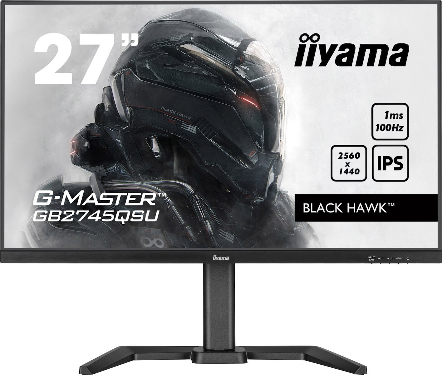 Iiyama G-MASTER GB2745QSU-B1 27" IPS HDR QHD 2560x1440
