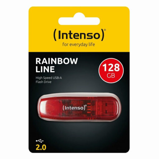 Intenso Rainbow Line 128GB USB 2.0 Κόκκινο - Image 6
