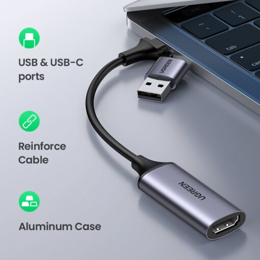 Ugreen 40189 Video Capture για και σύνδεση HDMI - Image 2