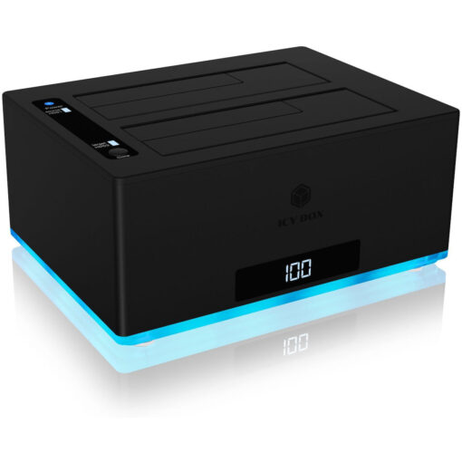 Icy Box Docking Station για 2 Σκληρούς Δίσκους SATA 3.5" / 2.5" με σύνδεση USB 3.1 / USB-C (IB-127CL-U3) - Image 5
