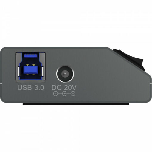 Icy Box USB 3.0 Hub 7 Θυρών με σύνδεση USB-A / USB-C και Εξωτερική Παροχή Ρεύματος - Image 5