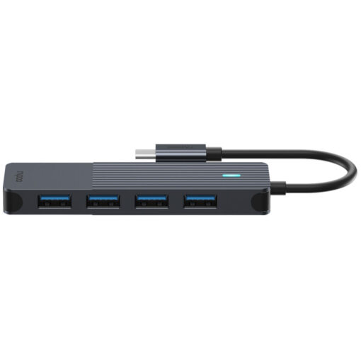 Rapoo USB 3.2 Hub 4 Θυρών με σύνδεση USB-C Γκρι - Image 3