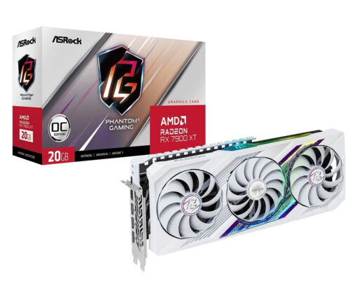 ASRock Radeon RX 7900 XT 20GB Phantom Gaming White OC
