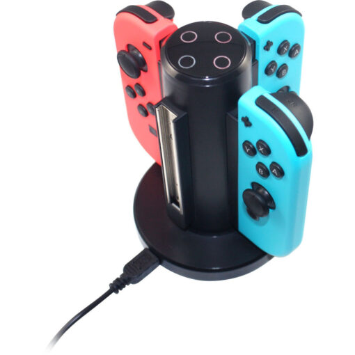 ready2gaming Βάση Φόρτισης για 4 χειριστήρια Switch Μαύρη - Image 2