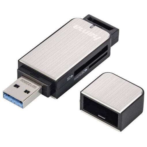 HAMA Card Reader USB 3.0 για SD/microSD Γκρι - Image 5