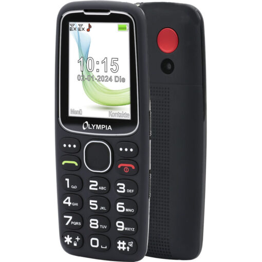 Olympia Star Dual SIM Κινητό με Μεγάλα Κουμπιά Μαύρο