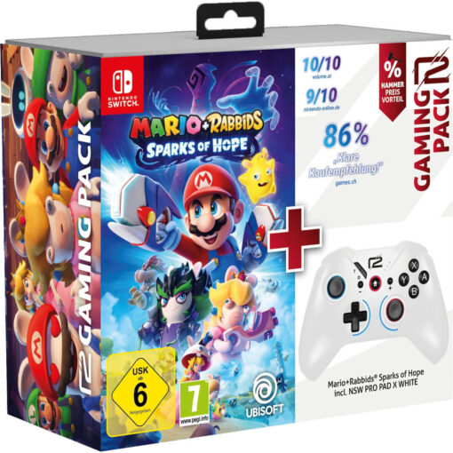 Nintendo ready2gaming Nintendo Switch Mario + Rabbids Sparks of Hope + Wireless Pro Pad X για Switch