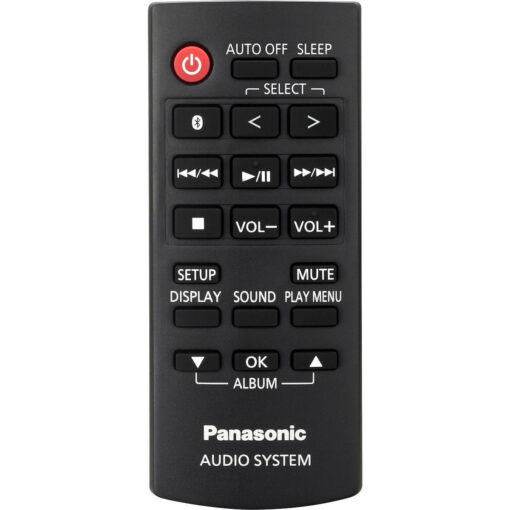 Panasonic Φορητό Ηχοσύστημα με Bluetooth / CD / MP3 / USB / Ραδιόφωνο σε Μαύρο Χρώμα - Image 4