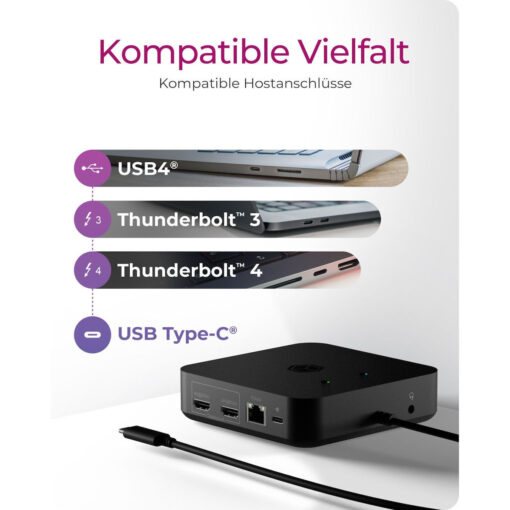 Icy Box USB-C Docking Station με HDMI 4K PD Ethernet (IB-DK4090-C) - Image 5