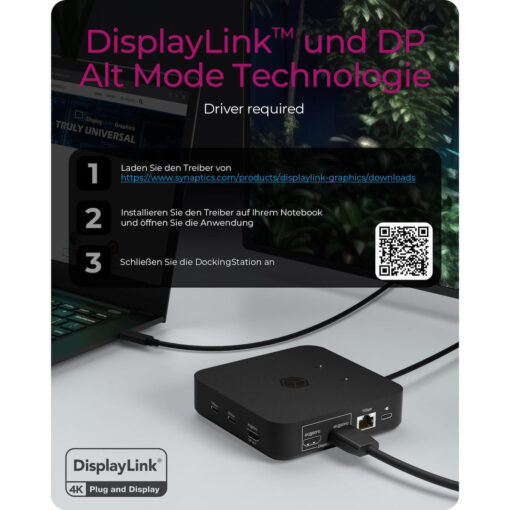 Icy Box USB-C Docking Station με HDMI 4K PD Ethernet (IB-DK4090-C) - Image 6