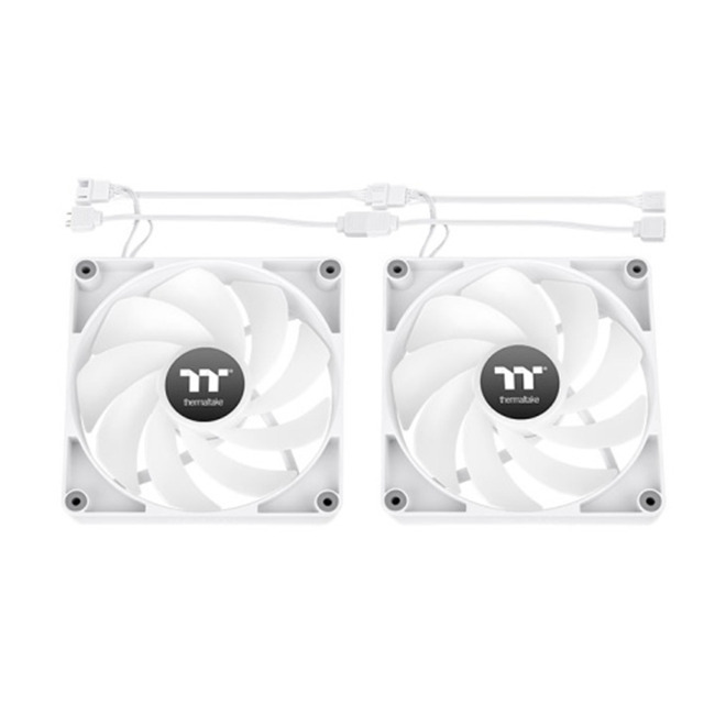 Thermaltake CT120 Reverse Case Fan 2τμχ Λευκό