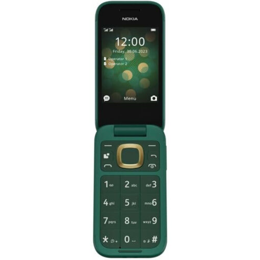 Nokia 2660 Flip Dual SIM Κινητό με Κουμπιά (Αγγλικό Μενού) Lush Green - Image 3
