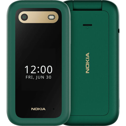 Nokia 2660 Flip Dual SIM Κινητό με Κουμπιά (Αγγλικό Μενού) Lush Green - Image 2