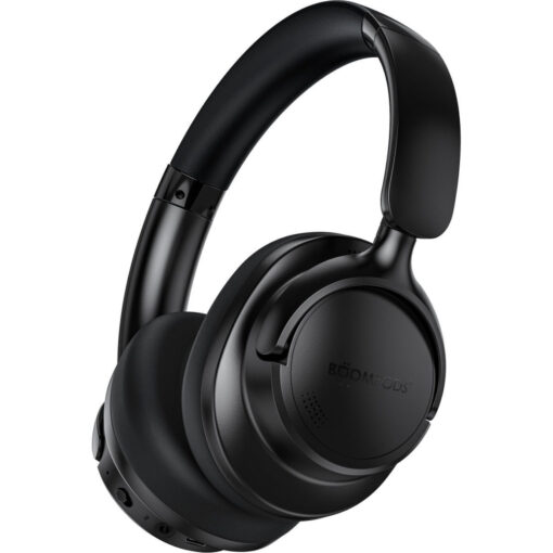 Boompods Headpods ANC+ Bluetooth / 3.5mm / USB-C με 55 ώρες Λειτουργίας Μαύρα