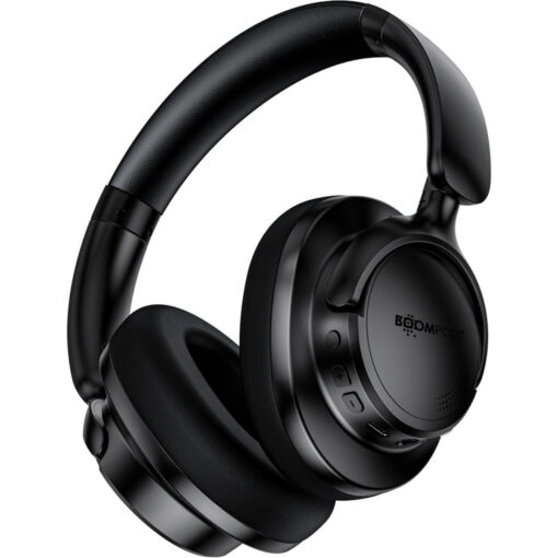 Boompods Headpods ANC+ Bluetooth / 3.5mm / USB-C με 55 ώρες Λειτουργίας Μαύρα - Image 2
