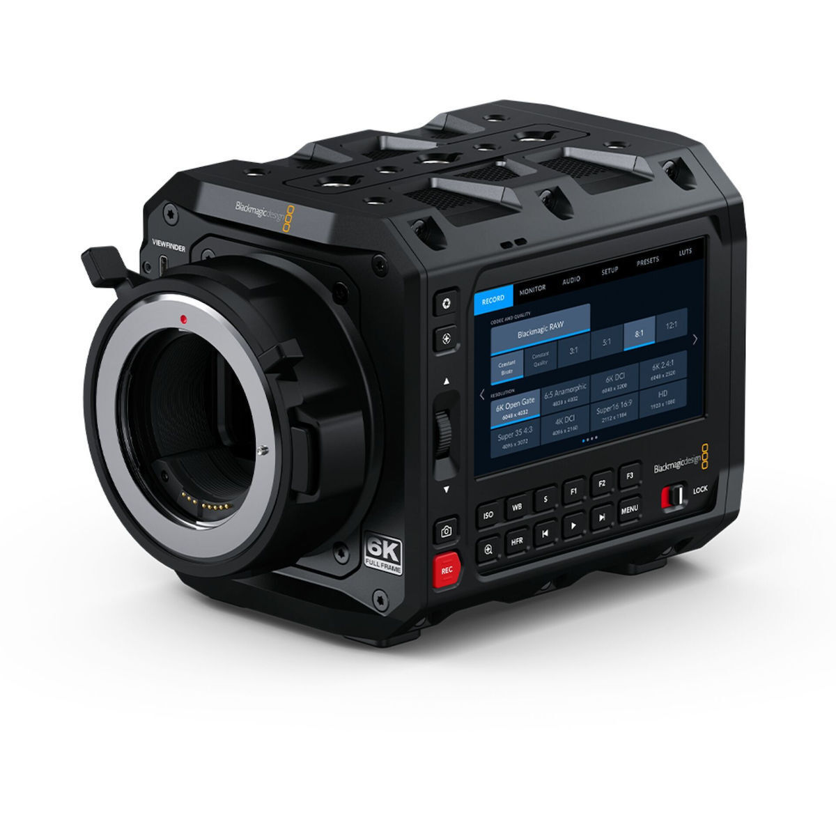 Blackmagic Design Βιντεοκάμερα Pyxis 6K EF @ 60fps Αισθητήρας CMOS με Οθόνη Αφής 4"