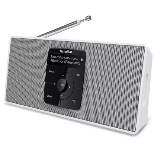Technisat Digitradio 2 S Επιτραπέζιο Ραδιόφωνο Επαναφορτιζόμενο DAB+ με Bluetooth Λευκό - Image 3