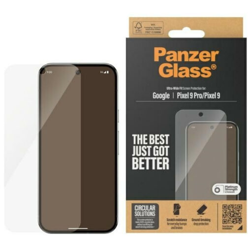 PanzerGlass Tempered Glass (Google Pixel 9, Google Pixel 9 Pro)