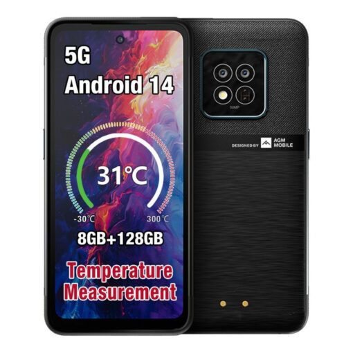 AGM X6 5G Dual SIM (8GB/128GB) Μαύρο