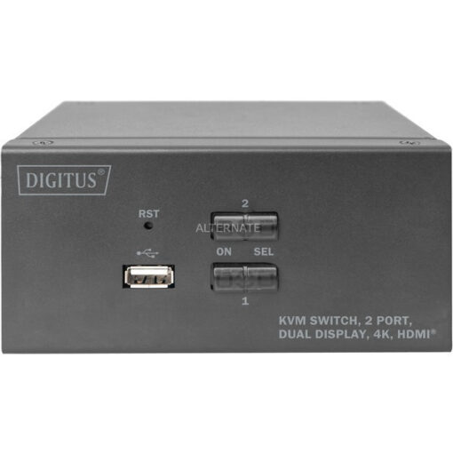 Digitus KVM Switch 2 Port Dual Display 4K HDMI - Image 4