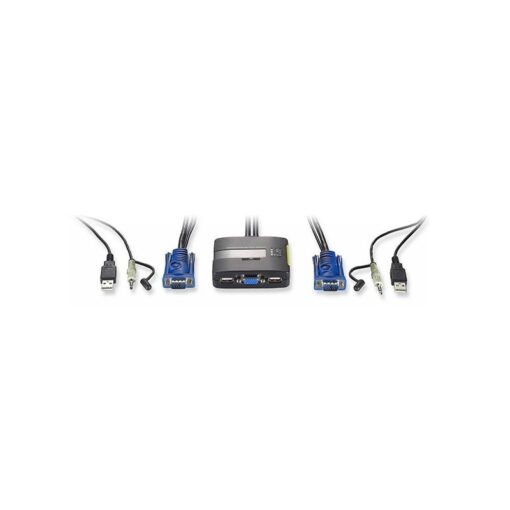 Level One 2-Port USB with Audio (KVM-0223 ) - Image 6